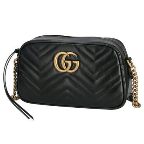 Gucci GG Marmont Shoulder Bag Black - Picture 2 of 7
